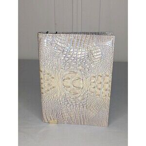 Brahmin Lined Journal/Notebook - Pearl Admire Collection, Embossed Leather, NWT